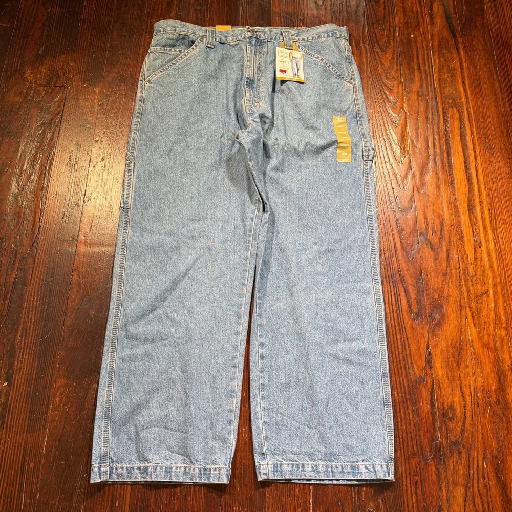 NWT Levi Strauss Signature Jeans Mens 40x30 Blue Carpenter Utility Work
